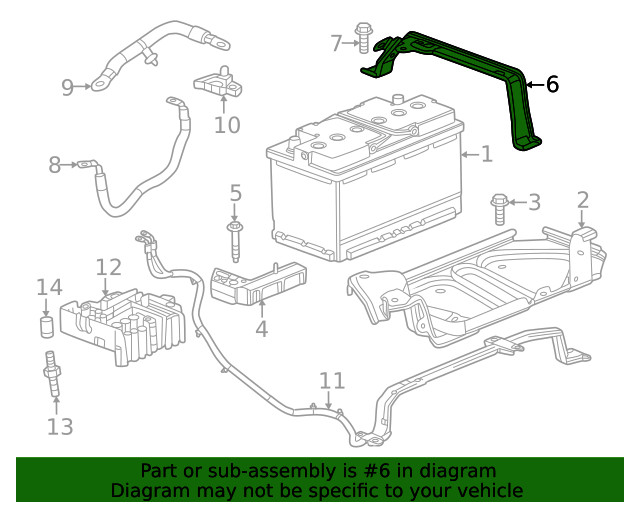 Genuine GM Strap 85571860