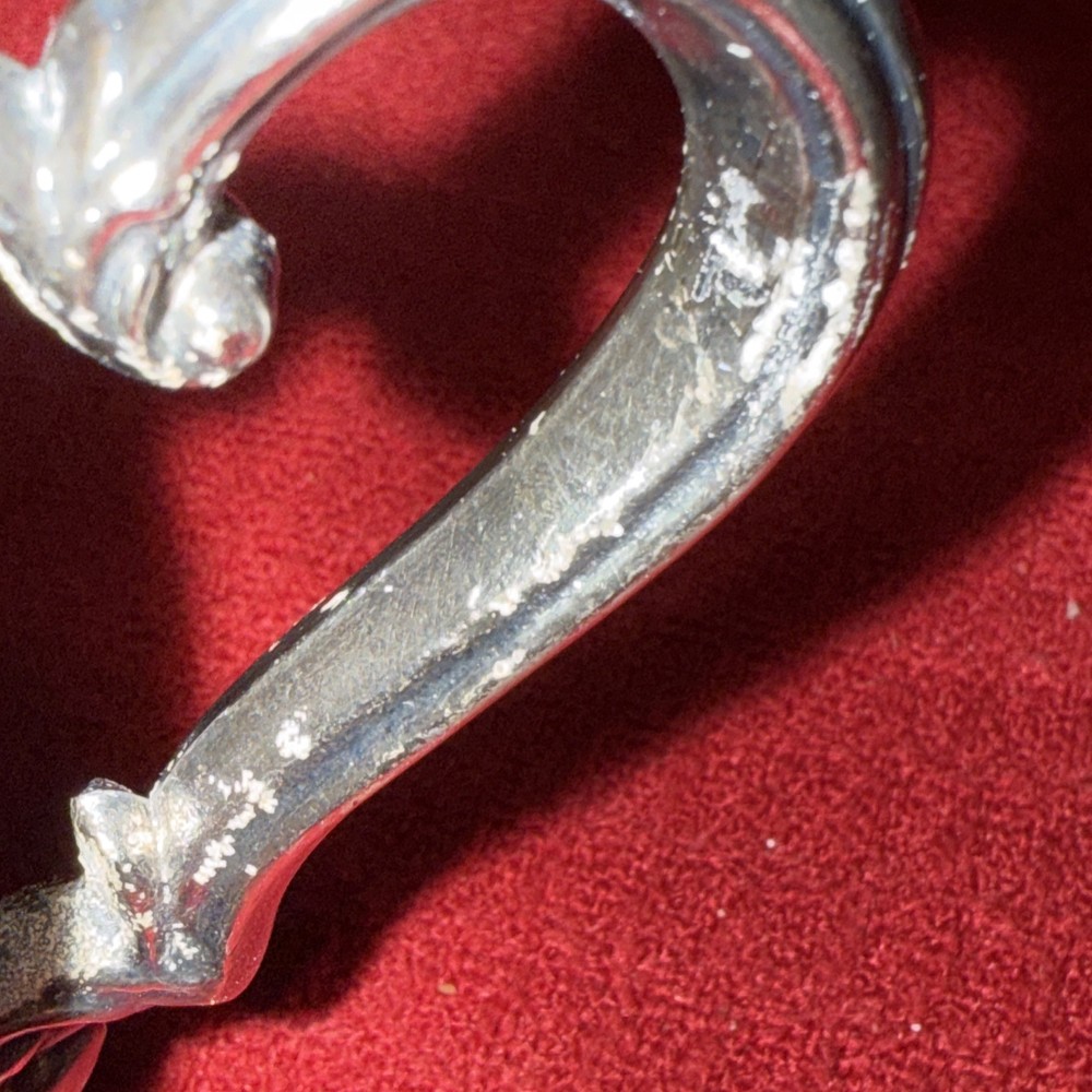 Silver plated creamer and sugar bowl