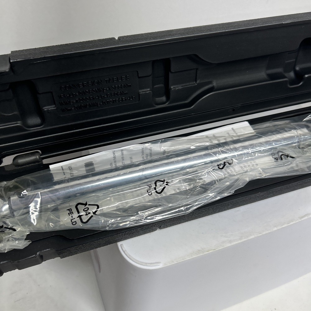 🔥Master Mechanic 1/2” Drive Adjustable Torque Wrench With Micro Meter Window