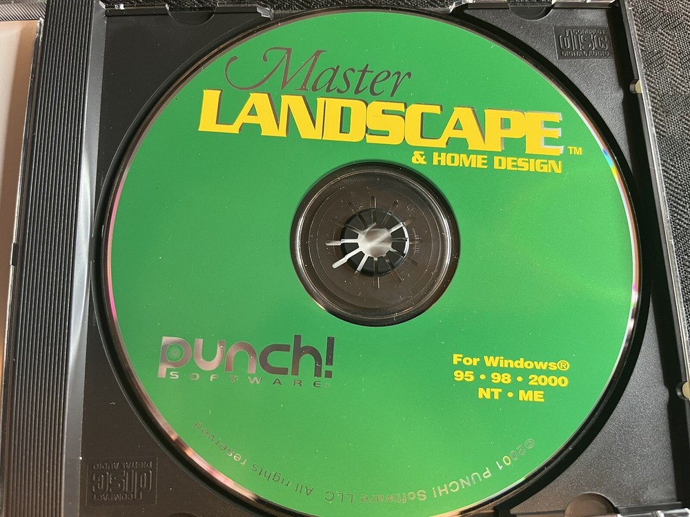Punch Software Master Landscape & Home Design PRO Windows (95,98,2000,NT,ME,XP)