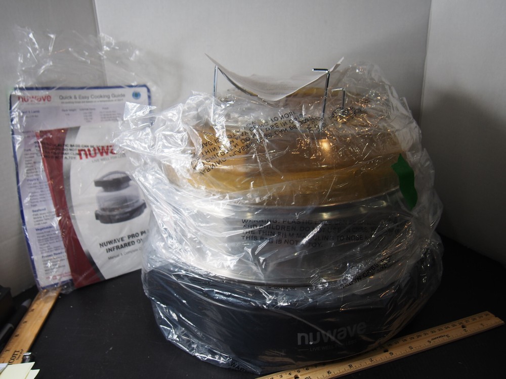 New Open Box Nuwave Pro Plus Infrared Oven Model 20652 Amber Dome & Extender