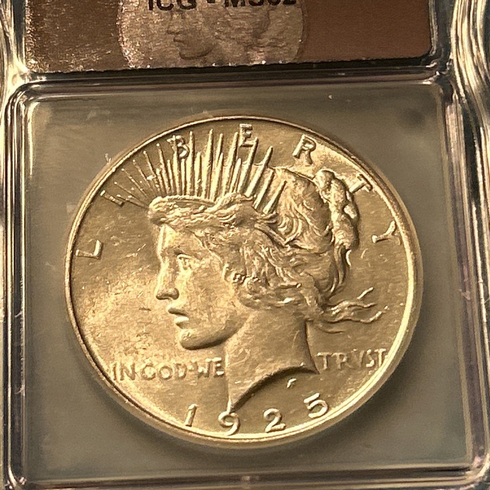 1925 PEACE DOLLAR ICG MS62 - 2 Available!