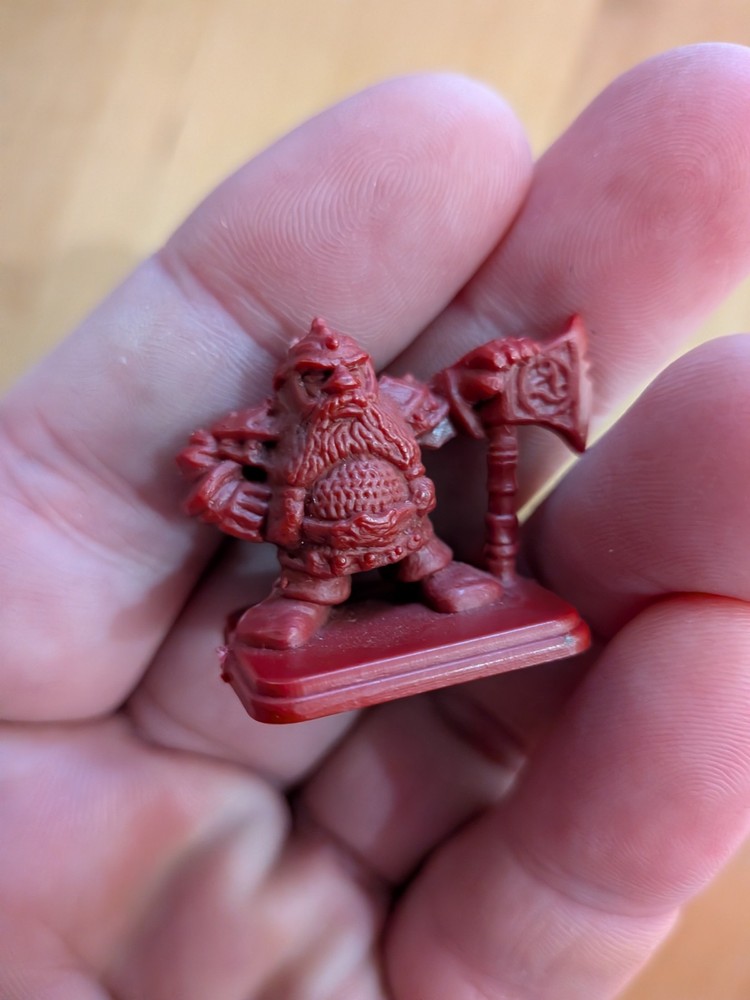 Vintage HeroQuest Dwarf Miniature