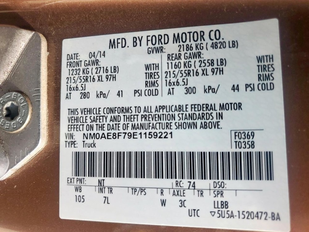 CONTROL PANEL OEM 14-16 FORD TRANSCNCT 1YR WRNTY