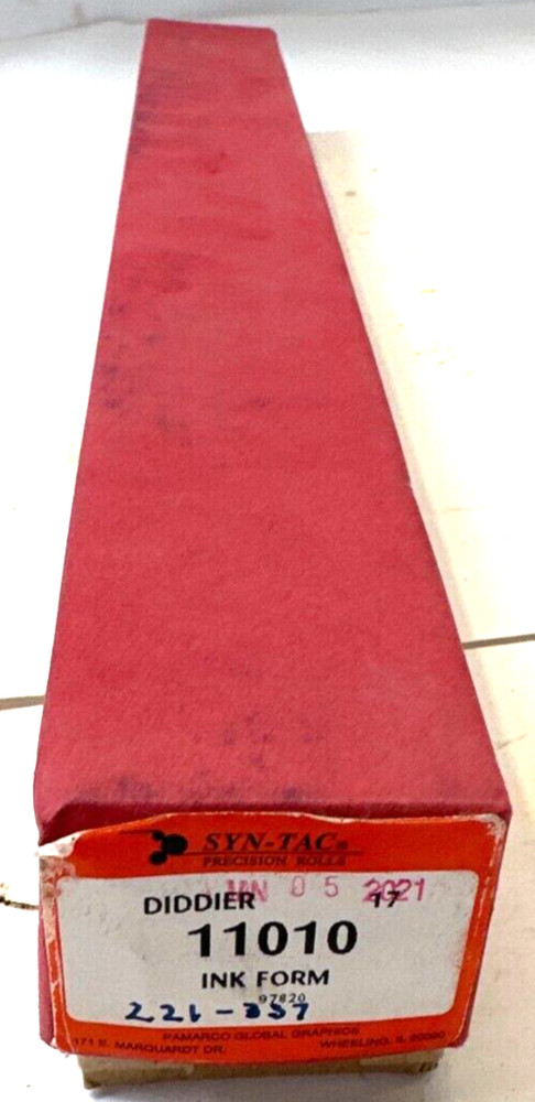 SYNTAC PRECISION ROLLS INK FORM ROLLER 11011