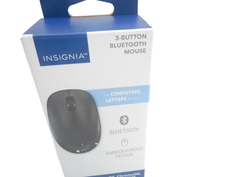Insignia 3-Button Bluetooth Mouse - NS-PM3NK3B24 - NEW