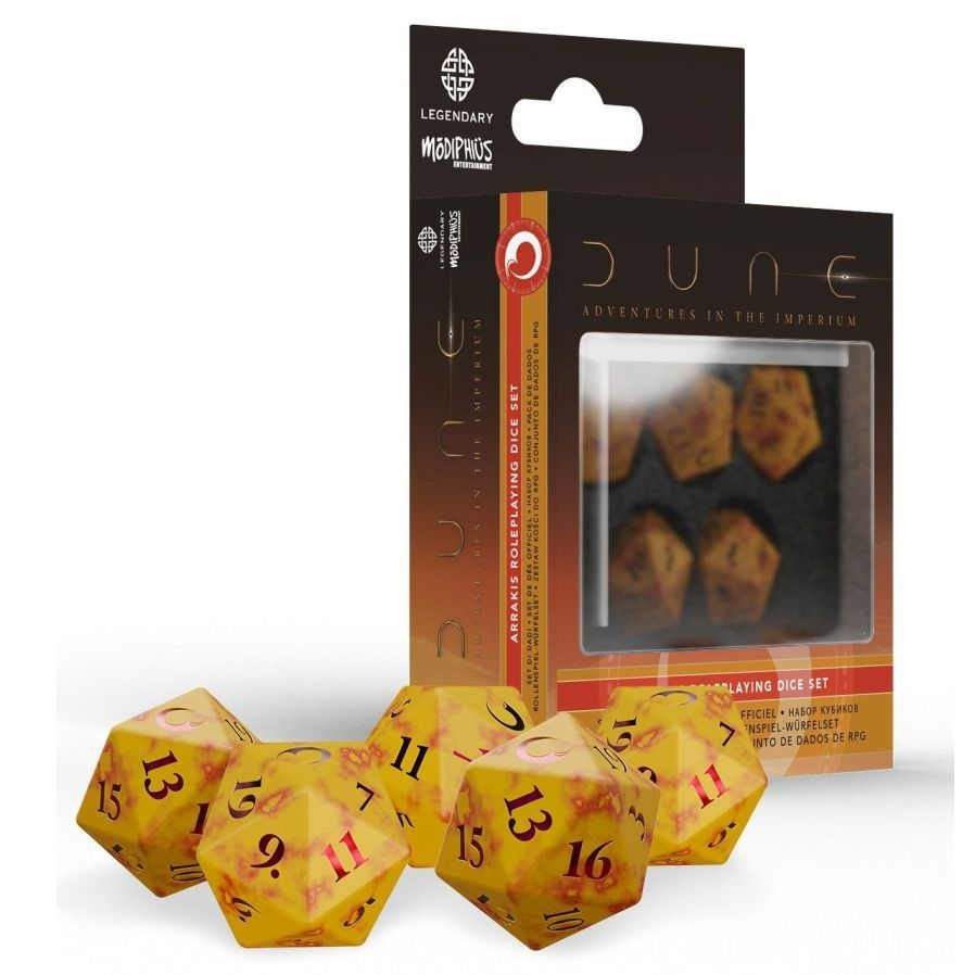 Modiphius Dune Rpg Dice Set Multicolor