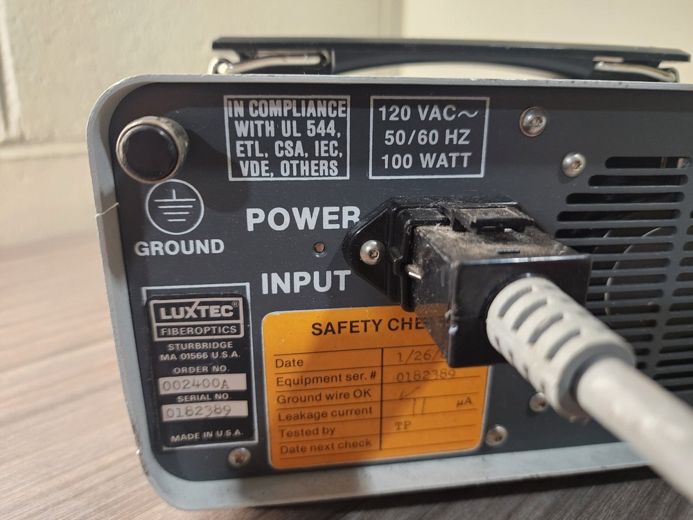 Luxtec 2400 Series Quartz Halogen Fiber Optic Light Source