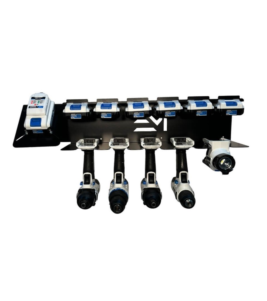 Hart 20v Drill & Locking Battery Charging Station