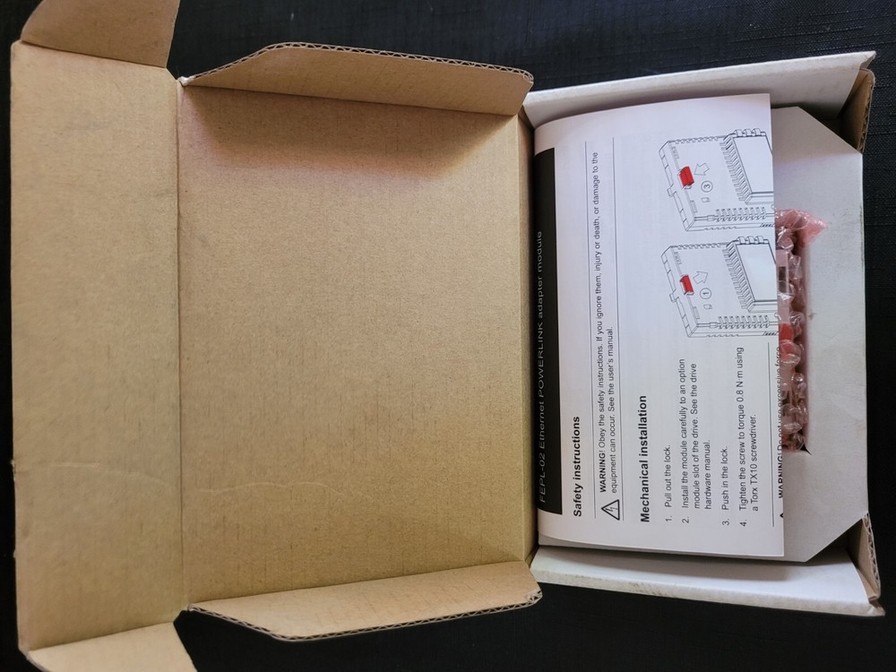 ABB FEPL-02 ETHERNET POWERLINK ADAPTER MODULE