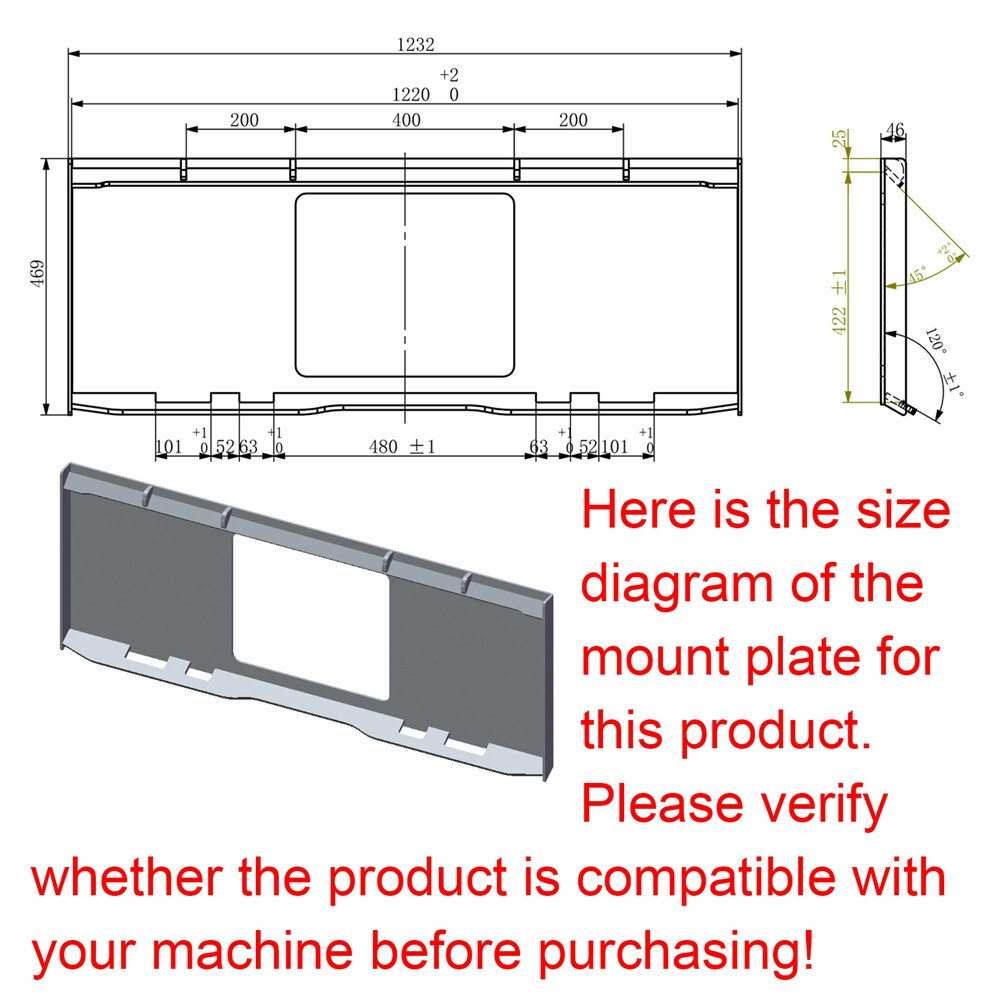 Fast arrival Attachments Skid Steer Round Hay Bale Grapple
