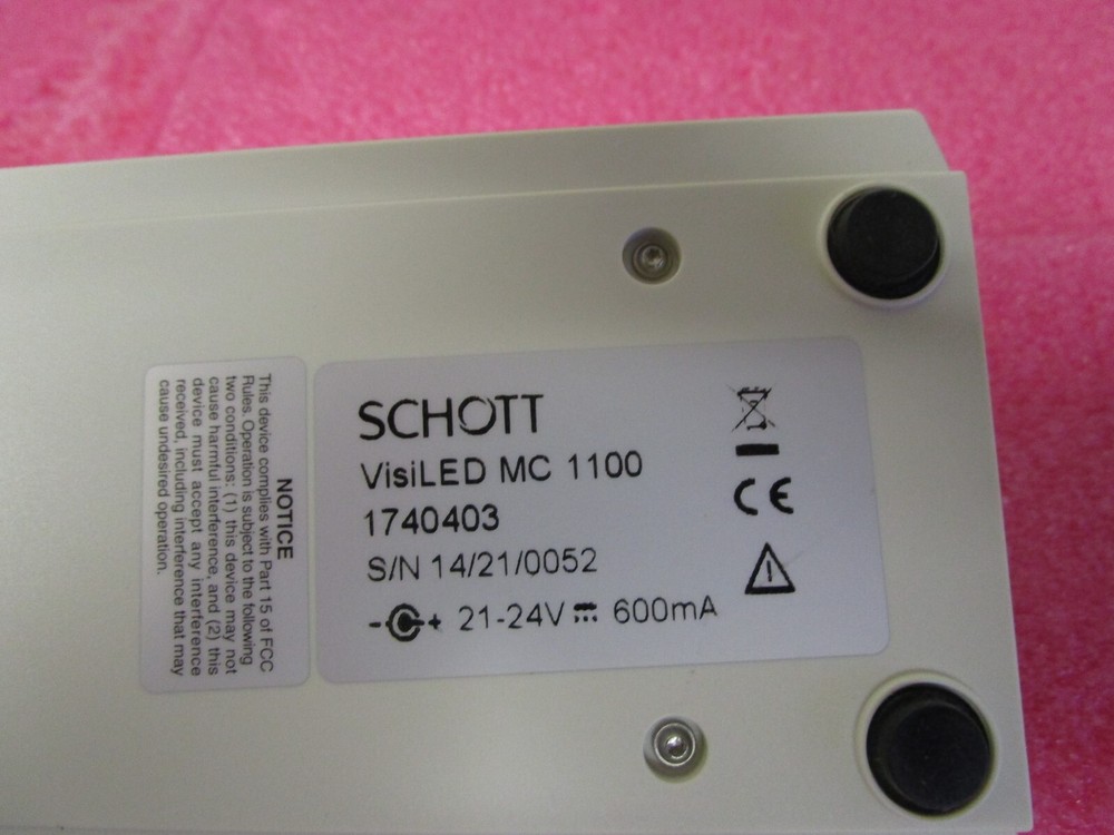 Schott VisiLED MC 1000 LED Ringlight Controller for Stereo Microscope Ring Light