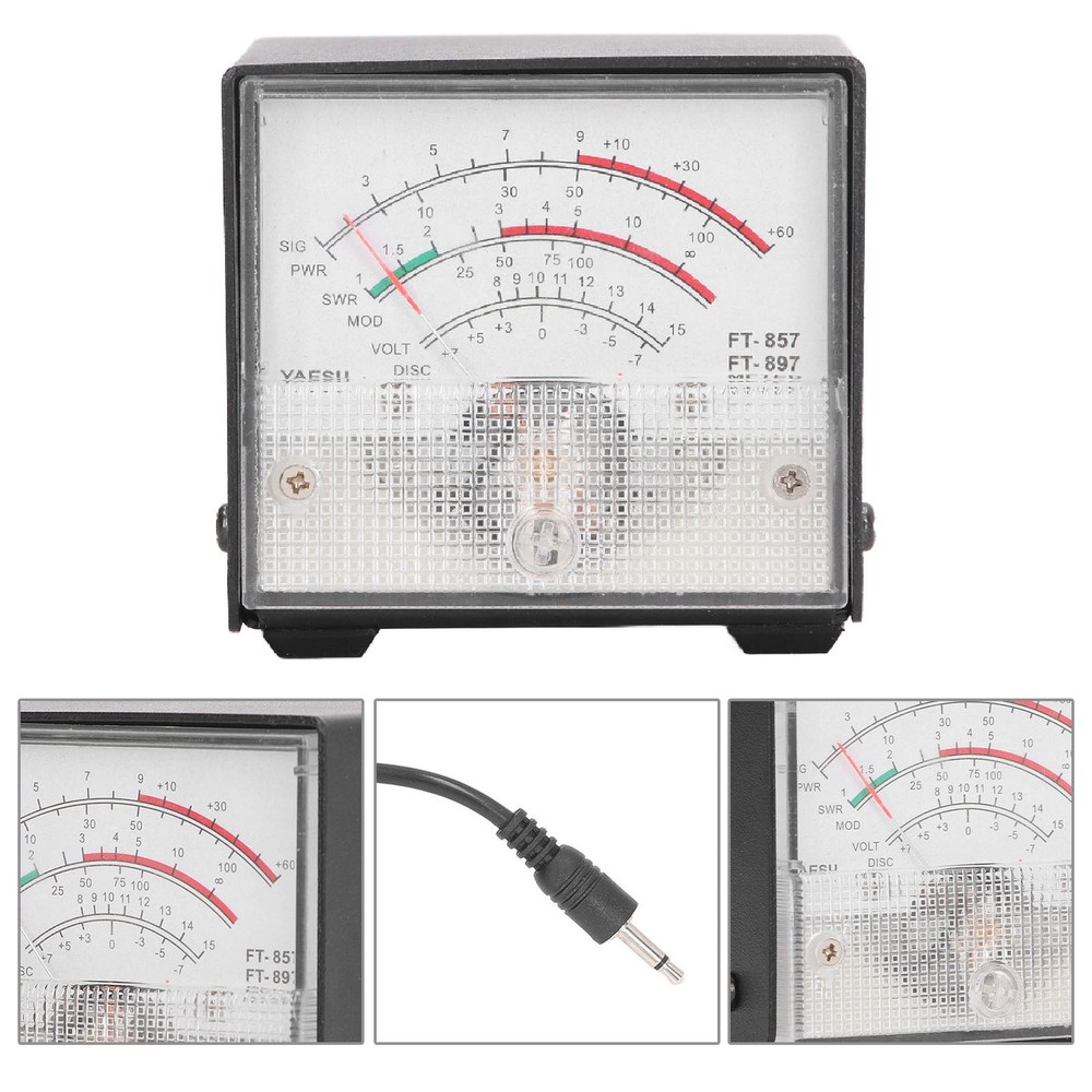 SWR Test Meter Pointer Type Power Detector Standing Wave Ratio Meter For Yae NY