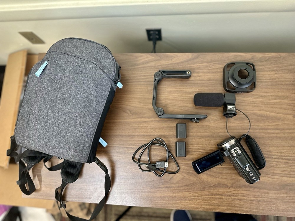 ACTITOP 5K HD Video Camera Camcorder with Mic, Remote Control and More