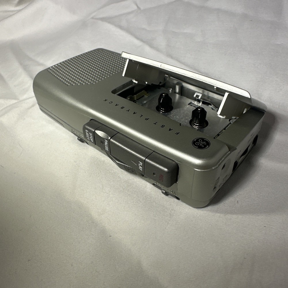 GE 35383 Handheld Cassette Voice Recorder, Tested