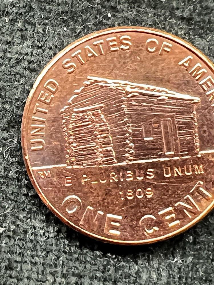 2009-D Bicentennial 1C ,LOG CABIN, Errors,VERY RED,VERY BEAUTIFUL! Great Value!!
