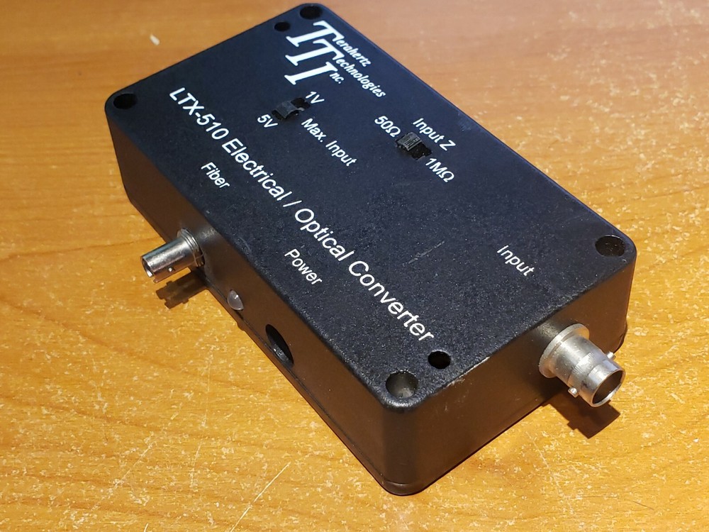 Terahertz Technologies TTI LTX-510 Electro Optic Converter EO w/ AC Adapter