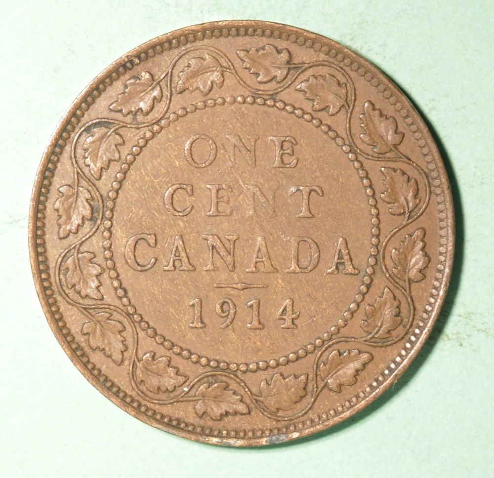 1914 - Canada Large Cent  - INV# X-95