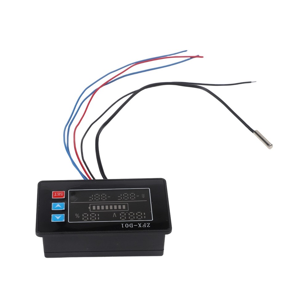 Digital Temperature Control Voltage Electricity Meter DC9V to 100V Range