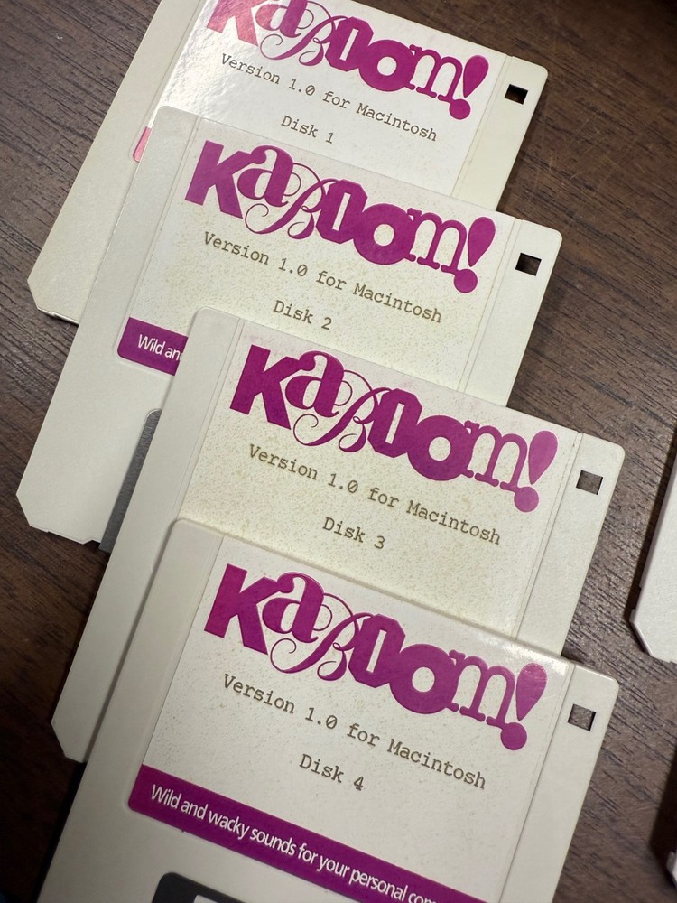 Vintage Macintosh software : KaBoom