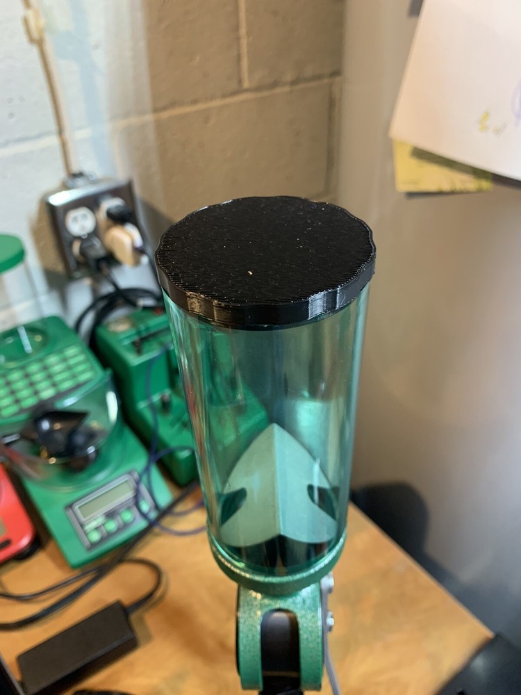 RCBS unflow 3D printed cap Black flat uniflow II