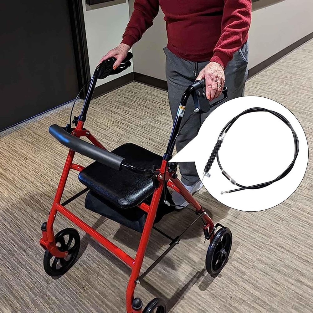 2 PCS 41” Rollator Brake Cable Drive Replacement for Black