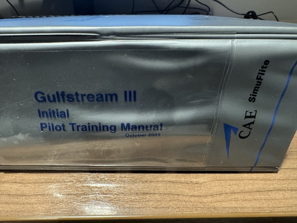 Gulfstream 3 Initial Pilot Training Manuel