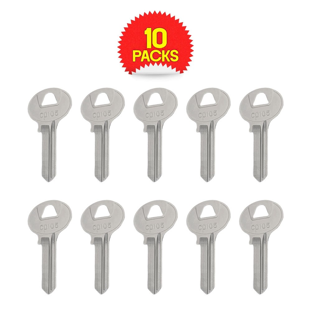 CO105 Key Blank 6-Pin Nickel