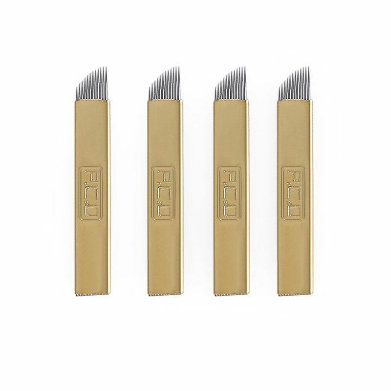 PCD 12 Pins Needles Tattoo Eyebrow Microblading Permanent Manual Makeup Blades