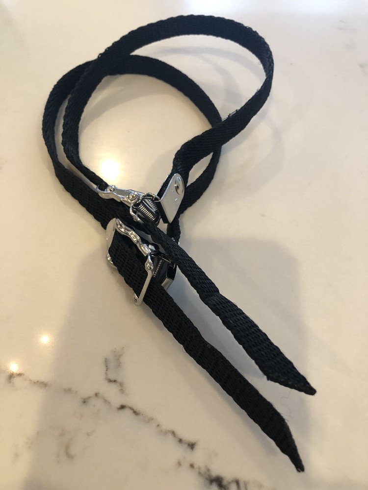 Bike Pedal Straps - Black (pair)
