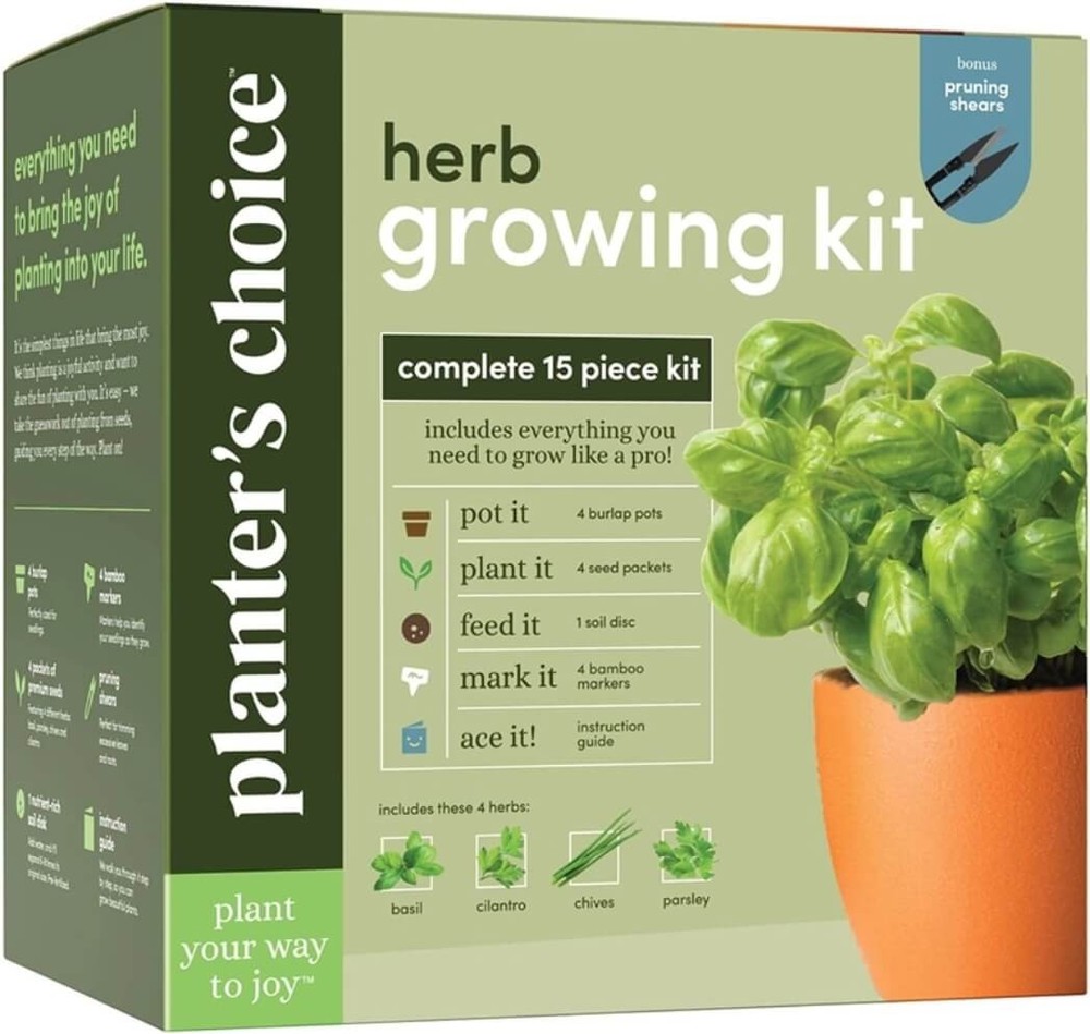 Planter's Choice Indoor Herb Growing Kit