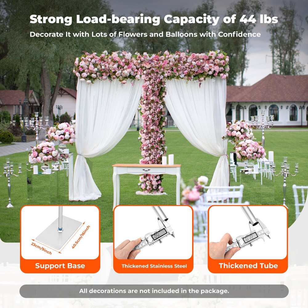 Professional Backdrop Stand Pipe Kit,10'x 20' Heavy Duty Background Pipe