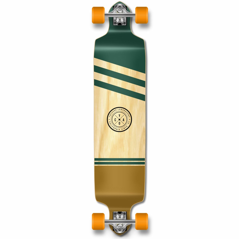 YOCAHER Drop Down Longboard Complete - Earth Series - Wind (GCDD121)