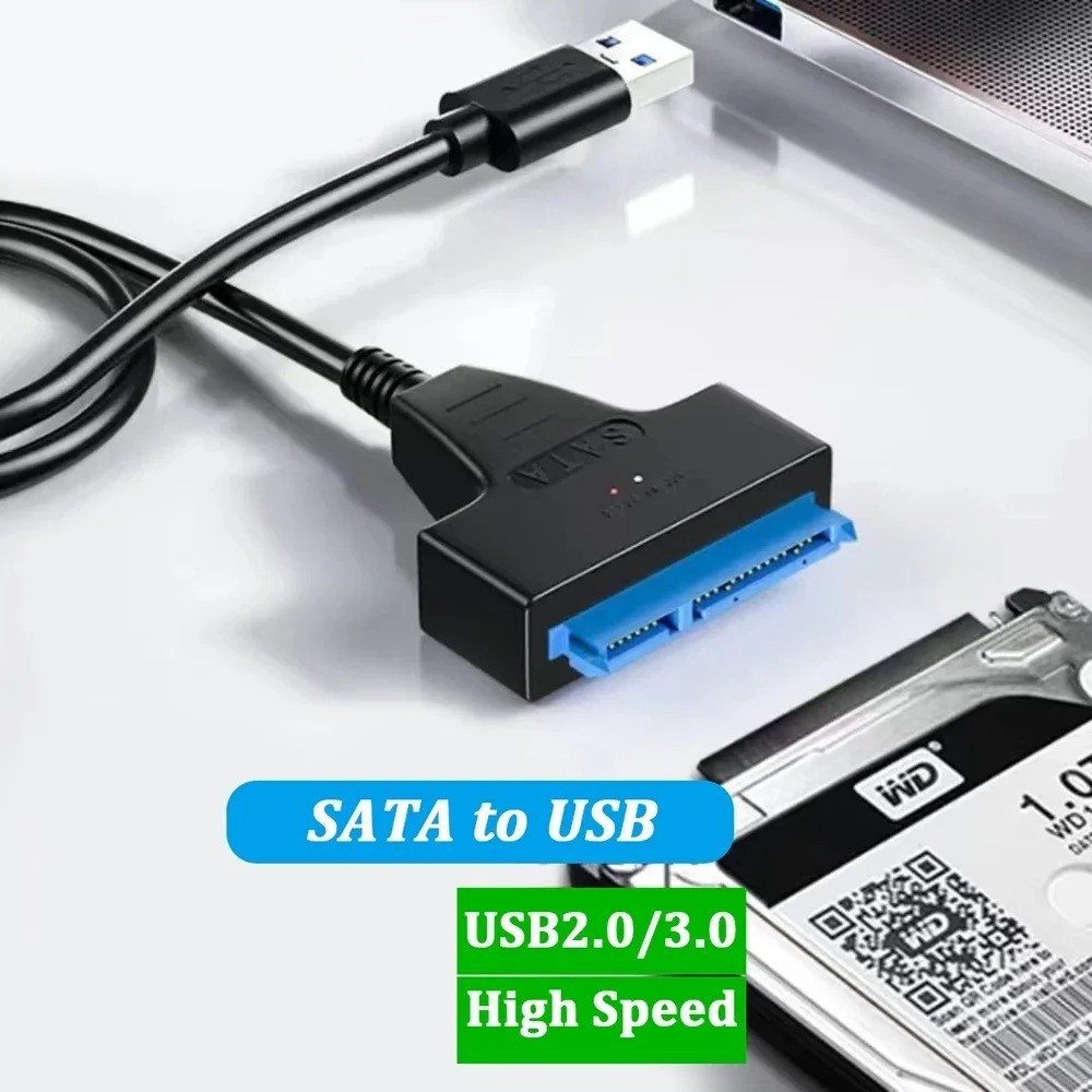 USB 3.0 SATA Adapter Cable 6Gbps 2.5" SSD HDD External Drive Connector