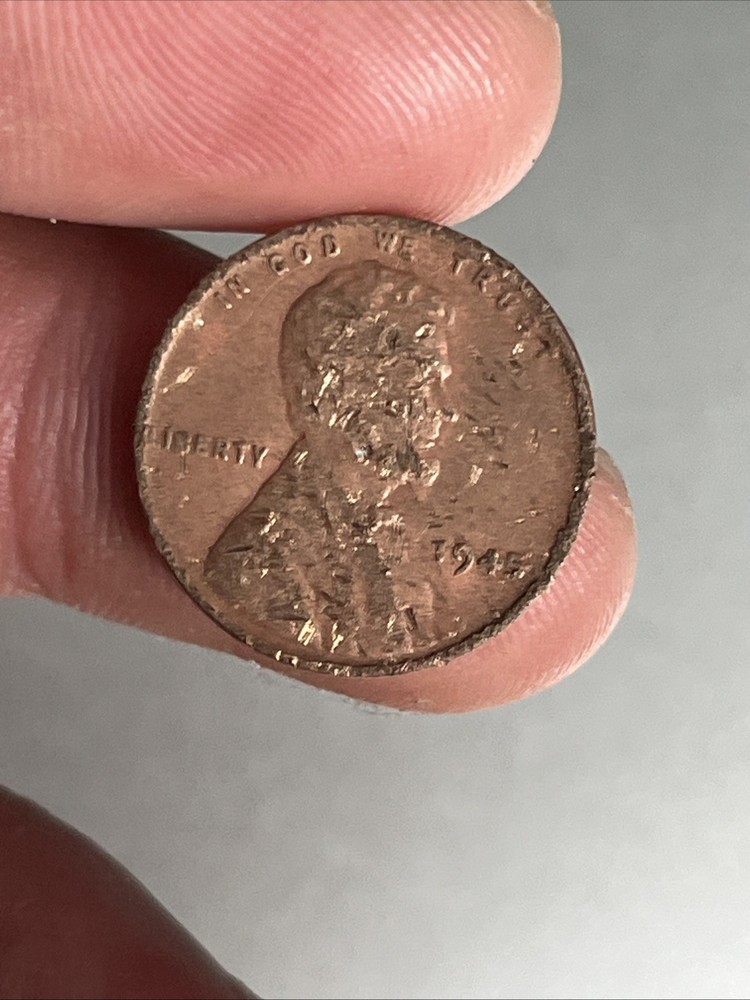 No Mint Mark 1945 Penny Rare