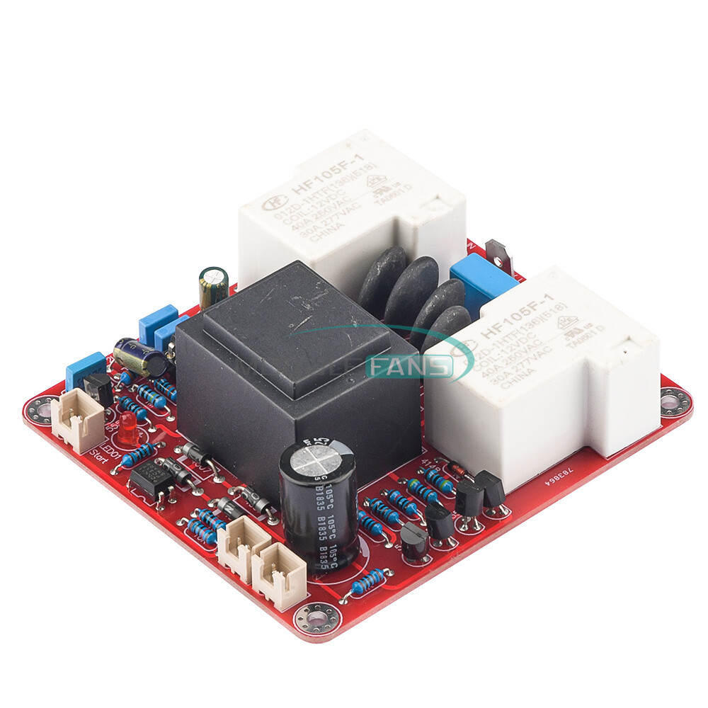 Class A High Power Amplifier Power Delay Soft Start Temperature Protection Board
