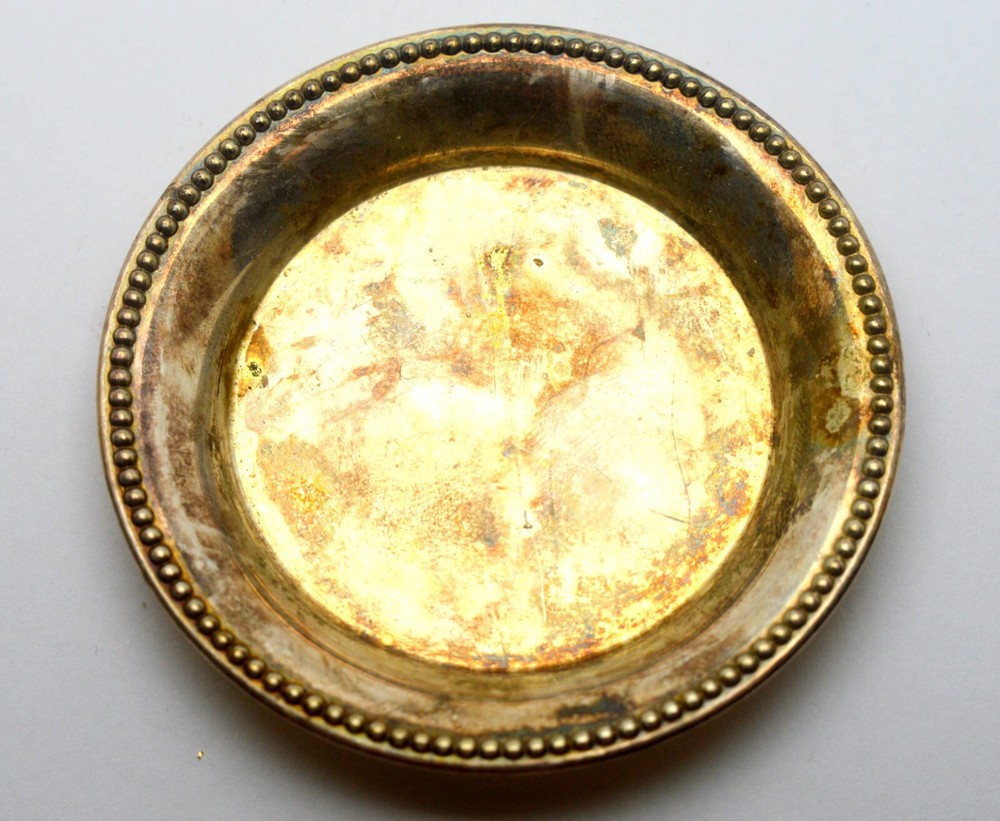 800 SILVER MINIATURE DISH PLATE 12,3 Grams
