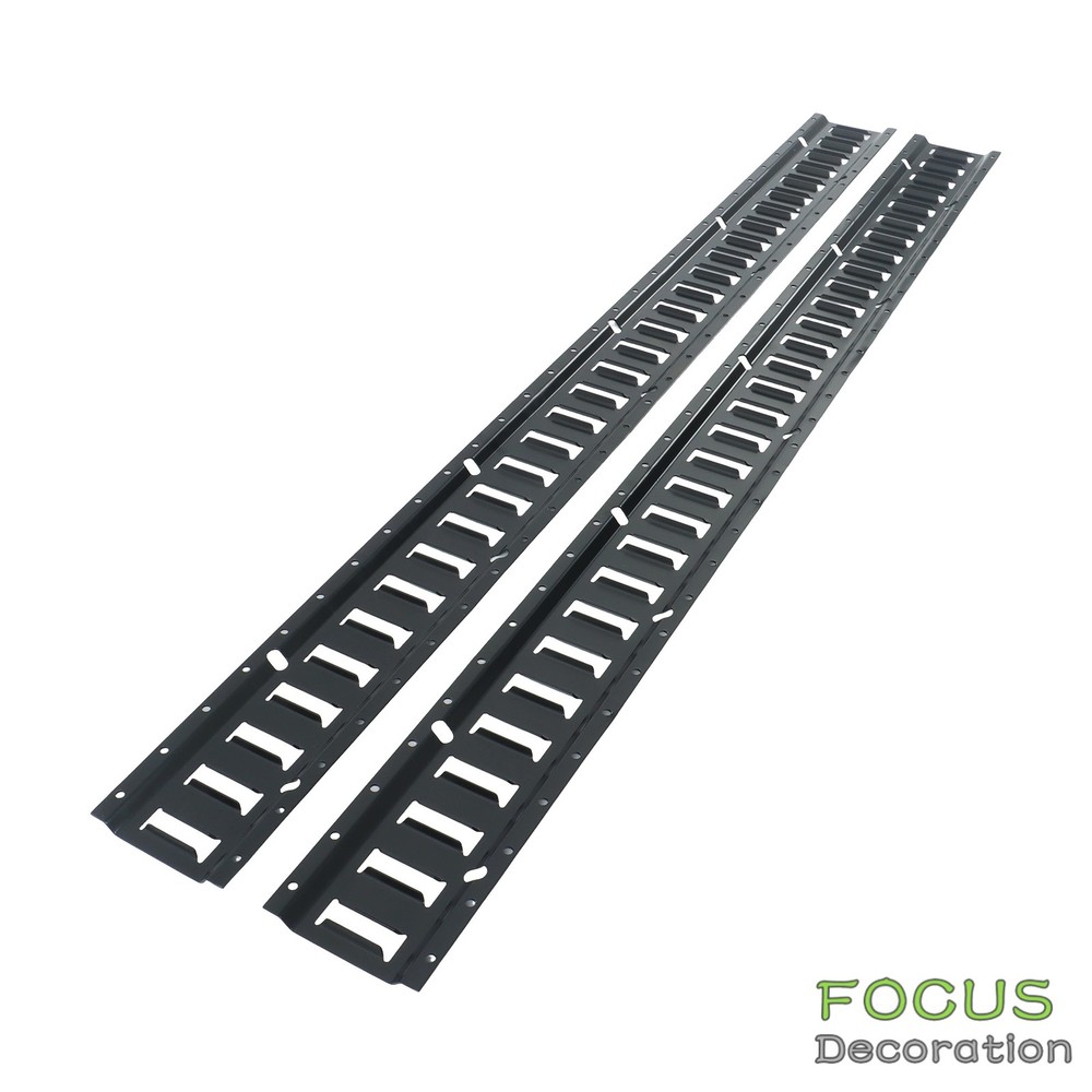 2 Pack Multi Purpose Durable 5' E-Track Tie Down Rail Secure Cargo For ATV Truck