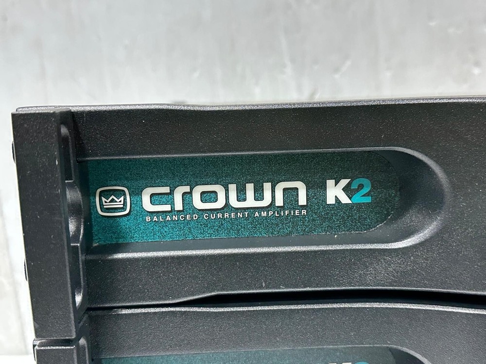 Crown K2 Power Amplifier #5085 (One)TrueHeartSound