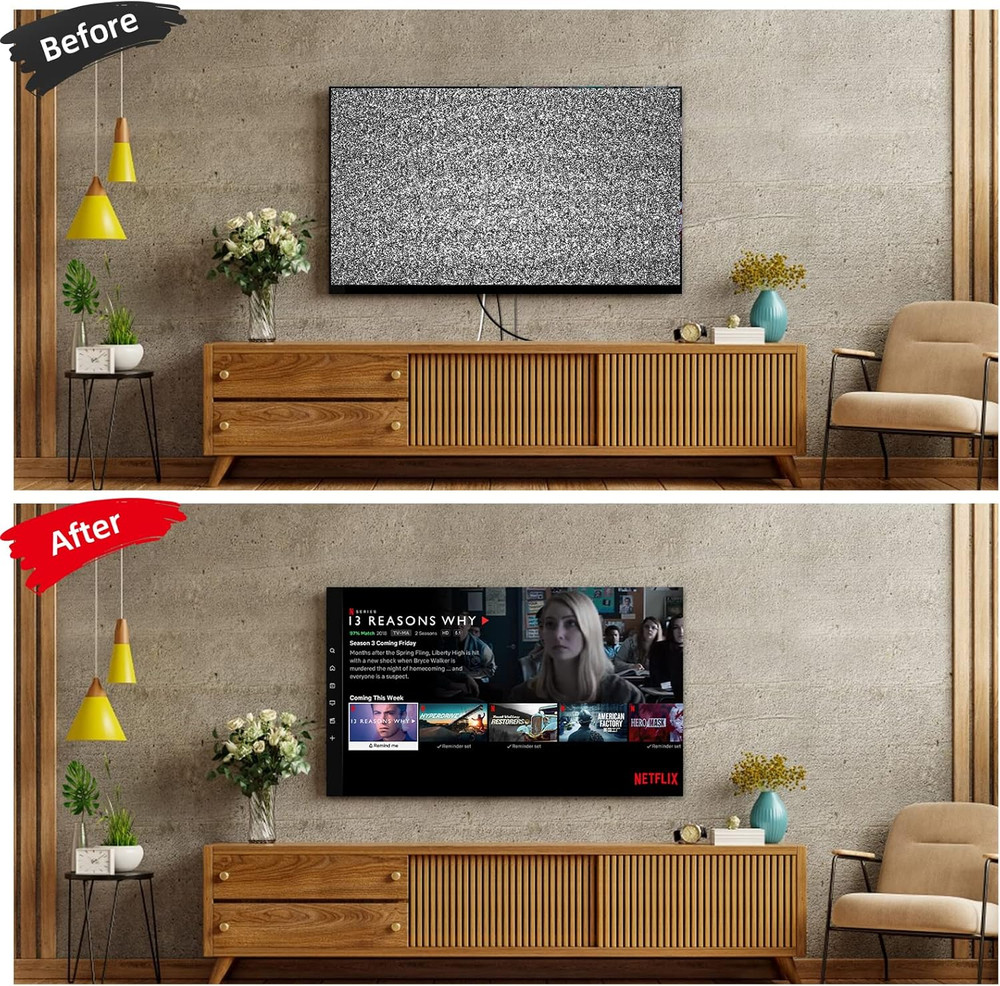 TV Wire Hider Kit for Wall Mount TV, White in Wall Cable Management Kit, Include