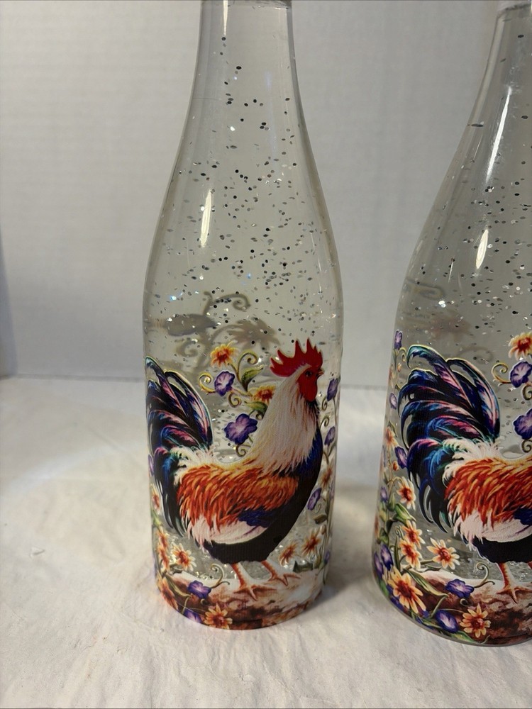 Rooster Glitter Globe Bottle Exclusive Light-lot 2