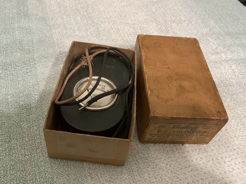 Sterling Type R-415 DC Volt Meter in Original Box
