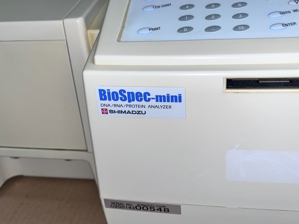 Shimadzu BioSpec-mini DNA RNA Protein Analyzer UV-VIS Sprectrophotometer