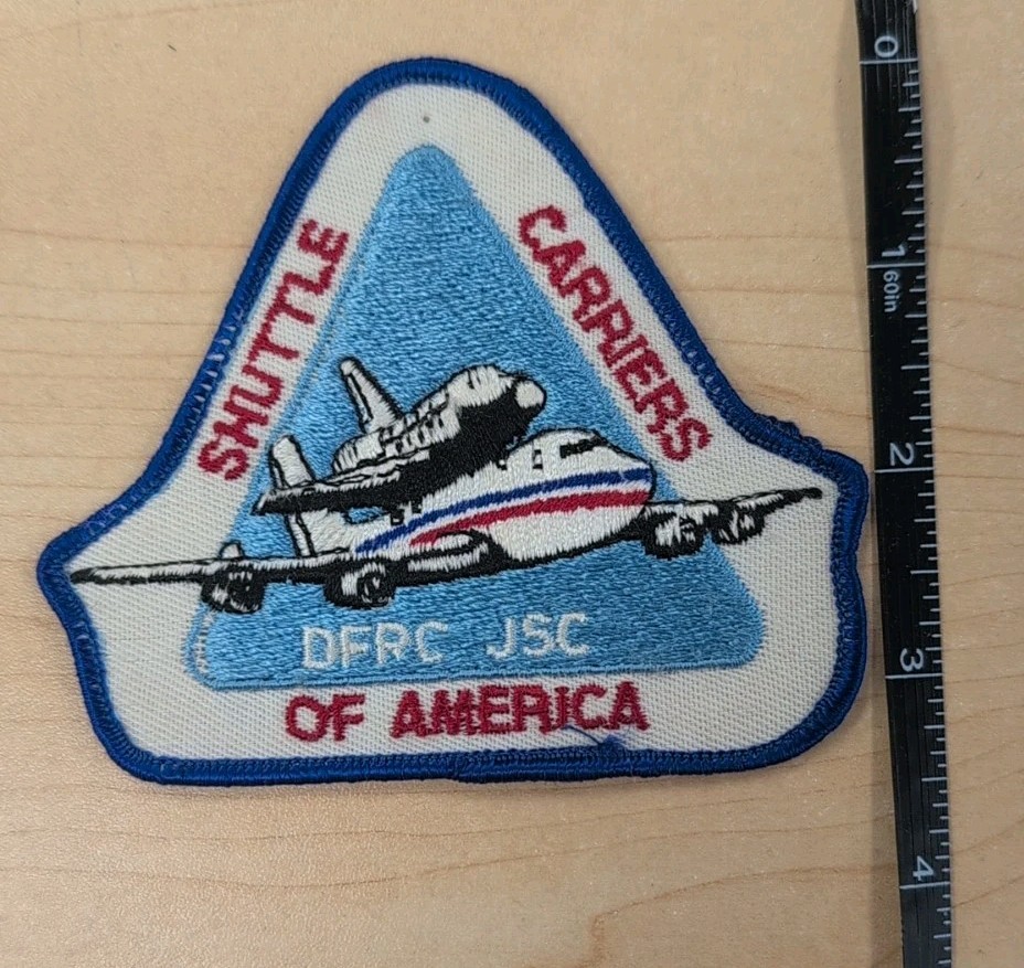 VTG Shuttle Carriers of America Patch • NASA Space Shuttle Support DFRC J5C