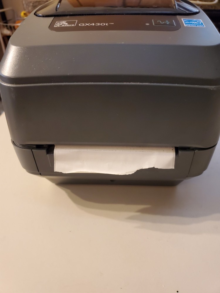 ZEBRA GX430t THERMAL BARCODE LABEL PRINTER .