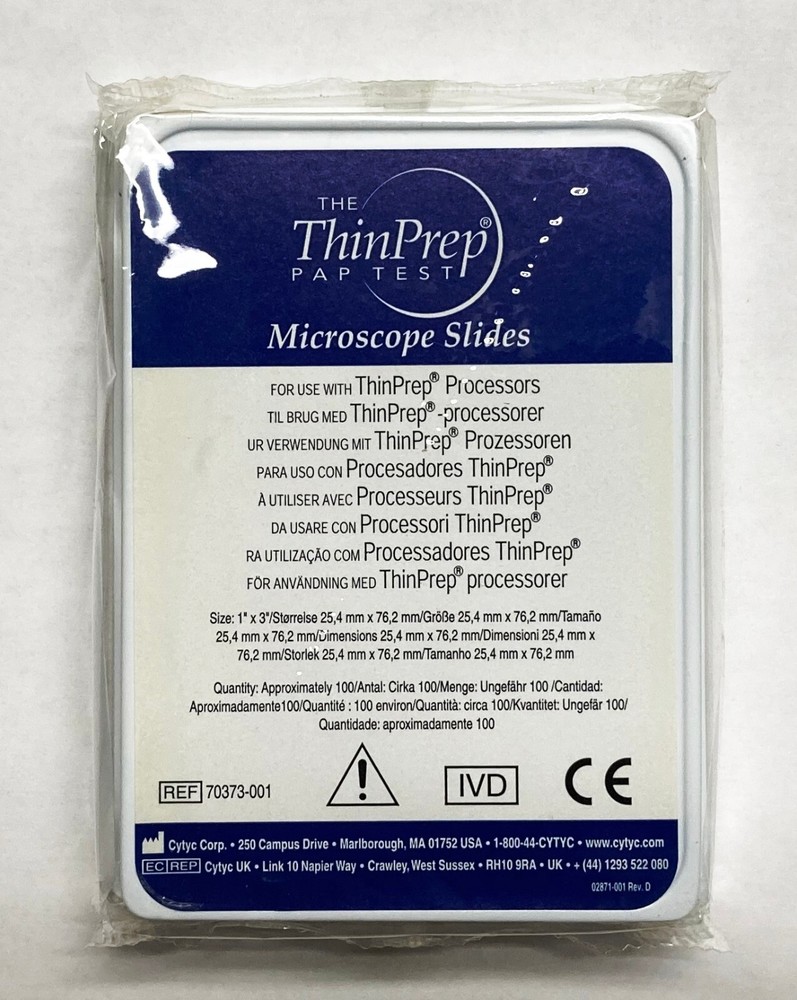 Approximately 100 Cytyc 70373-001 ThinPrep Pap Test Processor Microscope Slides
