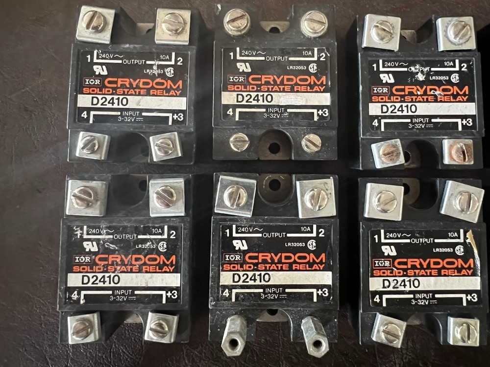 Lot of 8 Crydom D2410 Solid State Relays
