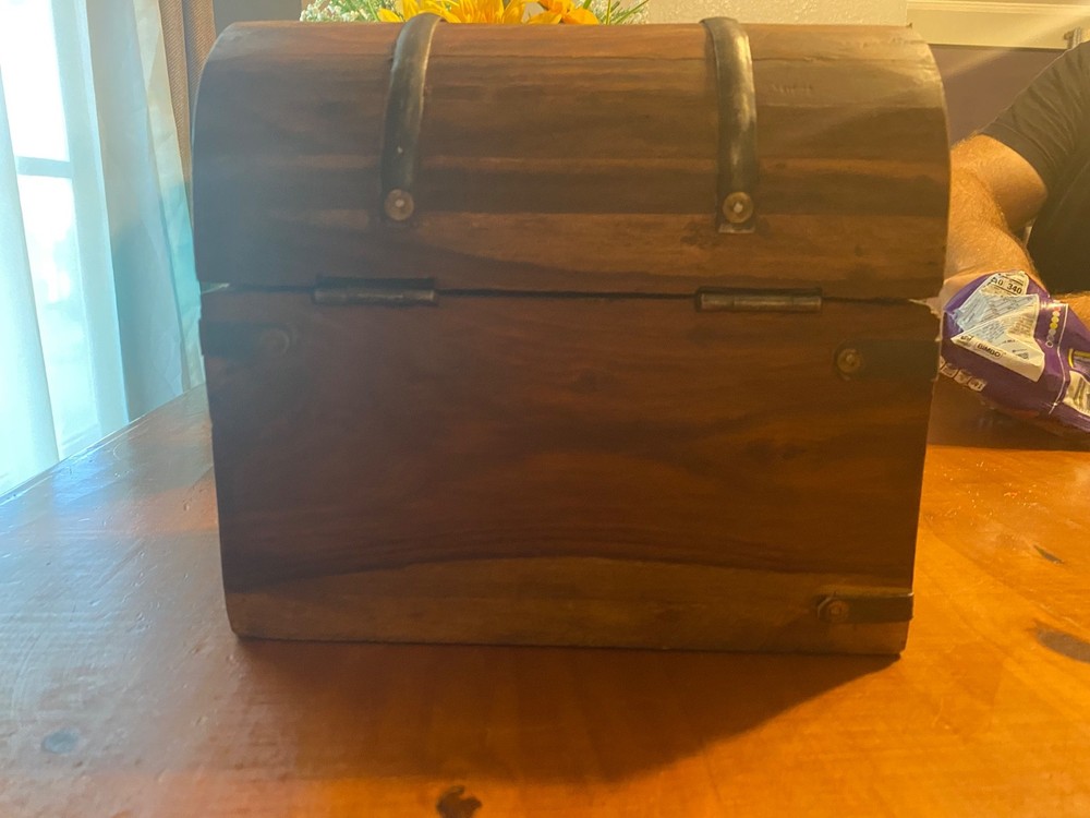 Small Wooden Chest Vintage
