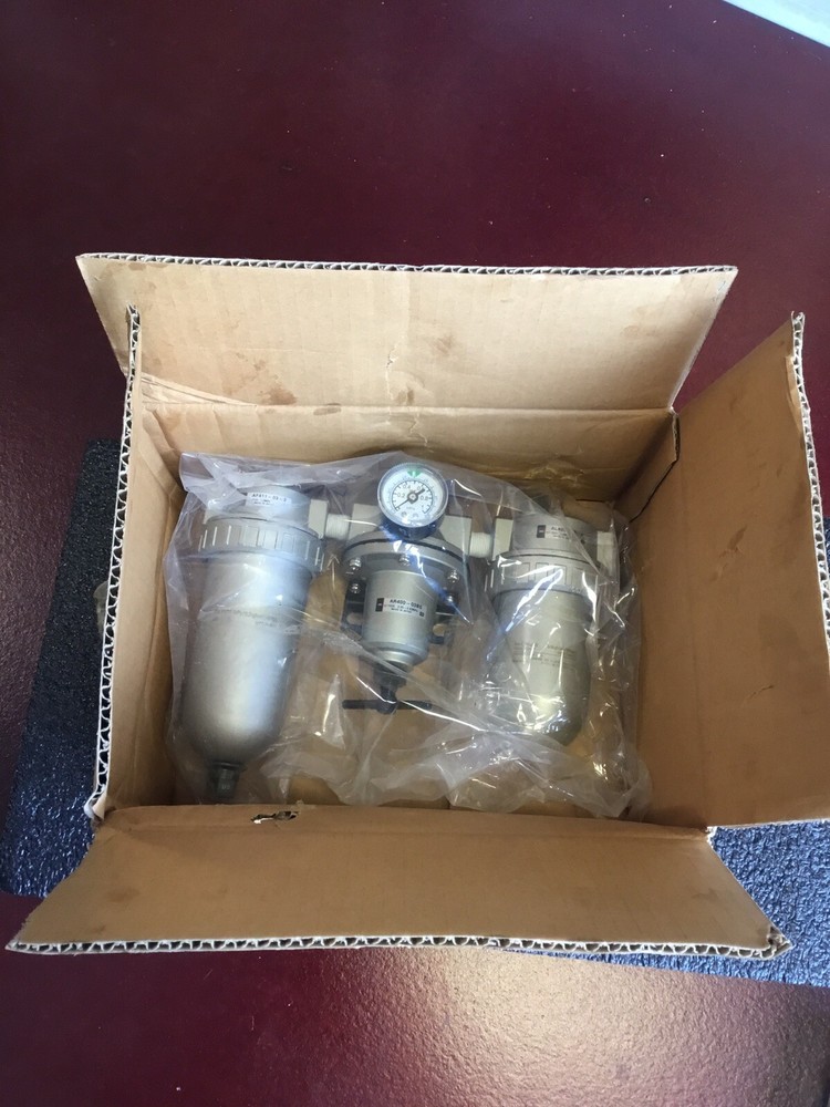 SMC 1/2” Fliter Regulator Lubricator Air Preparation