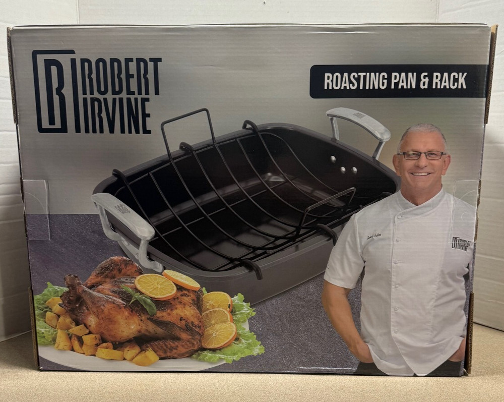 Robert Irvine Roasting Pan & Rack